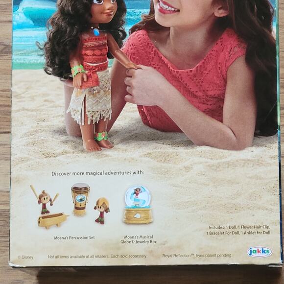 Jakks Disney Princess 14” Moana Adventure Toddler Doll. New, sealed - Picture 13 of 13